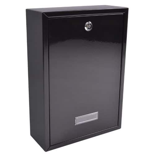 Forth Black Indoor/Outdoor Rear Access Post Box 1