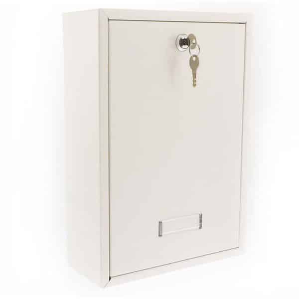 Post Box Outback Forth White Indoor/Outdoor Rear Access Post Box | Mailbox Mania