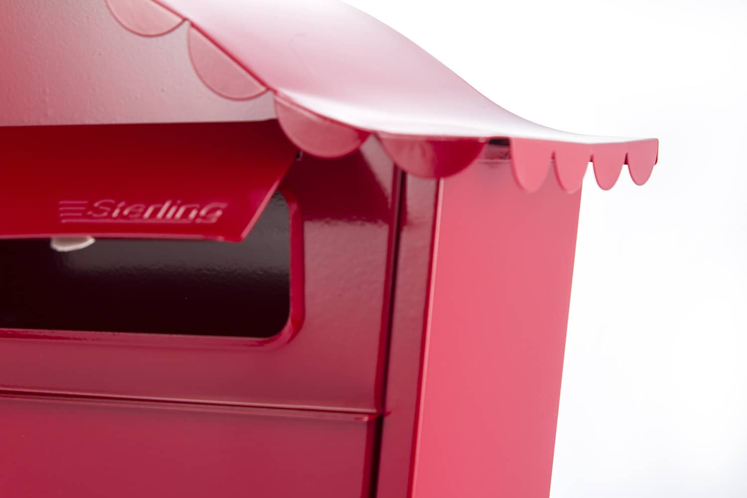 Classic MB01R Red Steel Post Box 8 Classic MB01R Red Steel Post Box