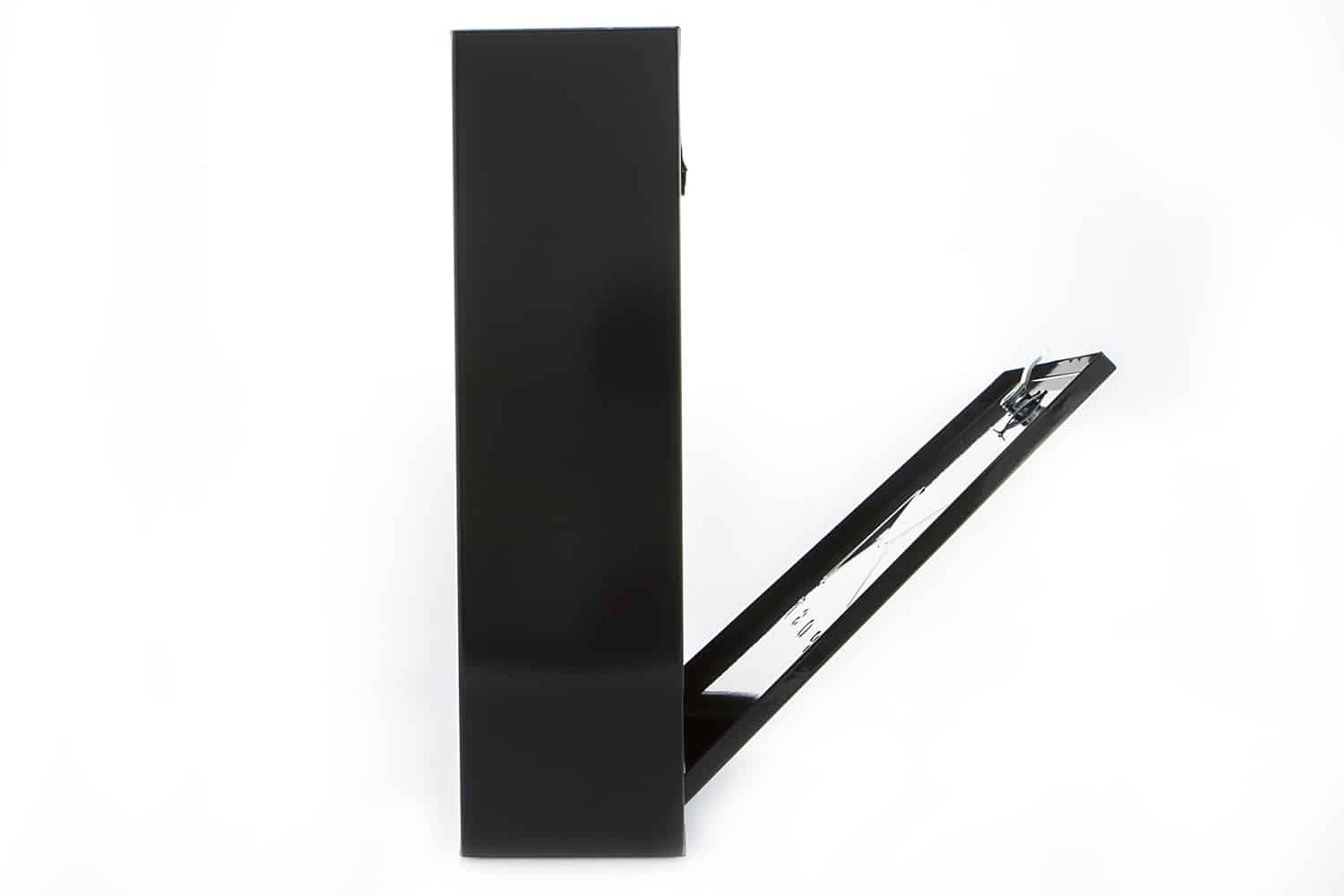 Compact MB05BK Black Steel Post Box 4 Compact MB05BK Black Steel Post Box