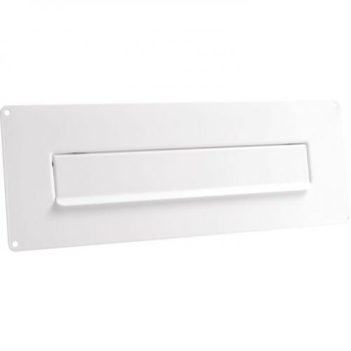 Steel Letter Plate - White 2