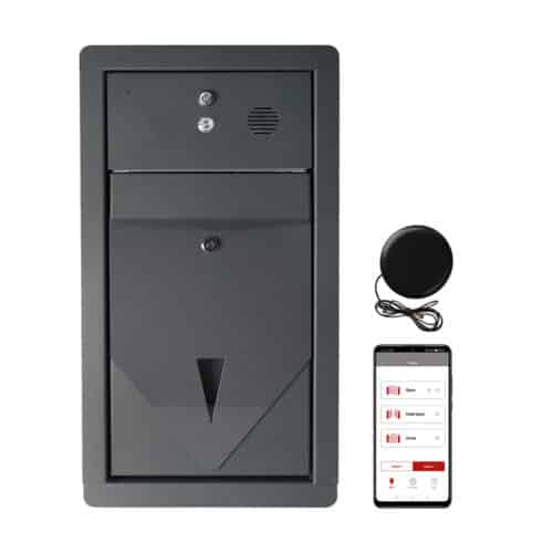 Prime7-LFA-EU Flush Wall Mounted Post Box With Fully Integrated Access Control & Intercom (No Keypad) - Anthracite Grey 15
